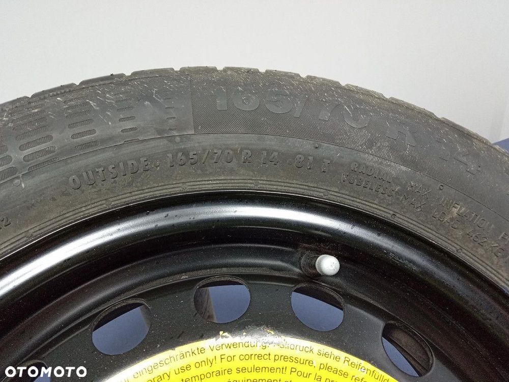 VW UP 16-  KOŁO DOJAZDOWE 4x100 5jx14 ET35 2140930 - 3