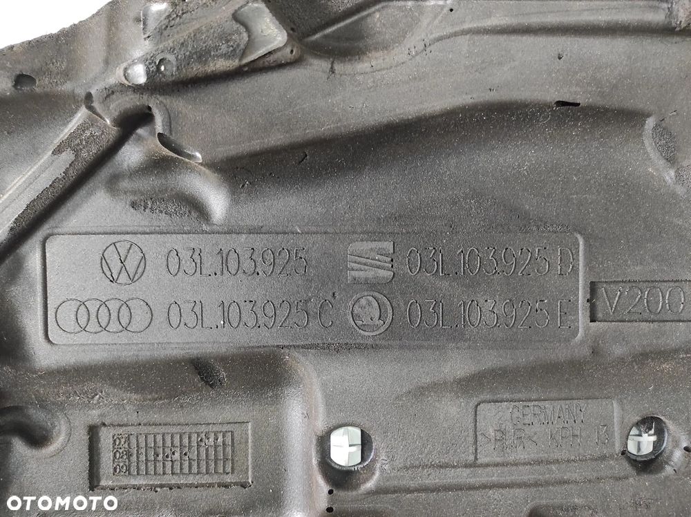 POKRYWA SILNIKA OSŁONA VW 2.0 TDI 140HP CR CBA CBB CBD TIGUAN PASSAT TOURAN CC GOLF JETTA - 4