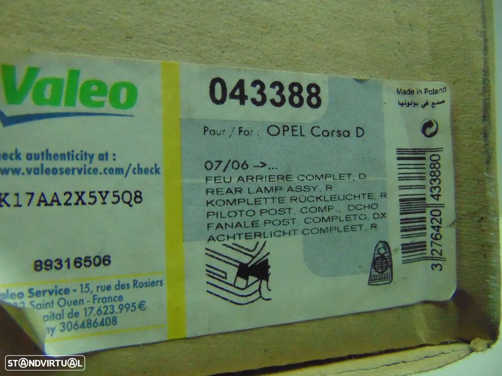 Opel Corsa D farolins - 9