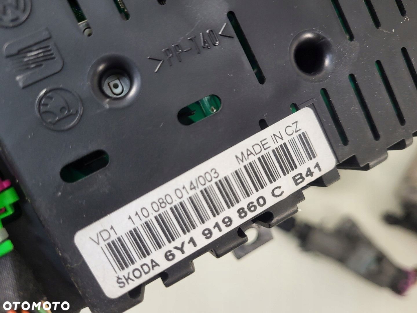 sterownik silnika moduł licznik stacyjka zestaw start 1.4 MPI SKODA FABIA I - 8