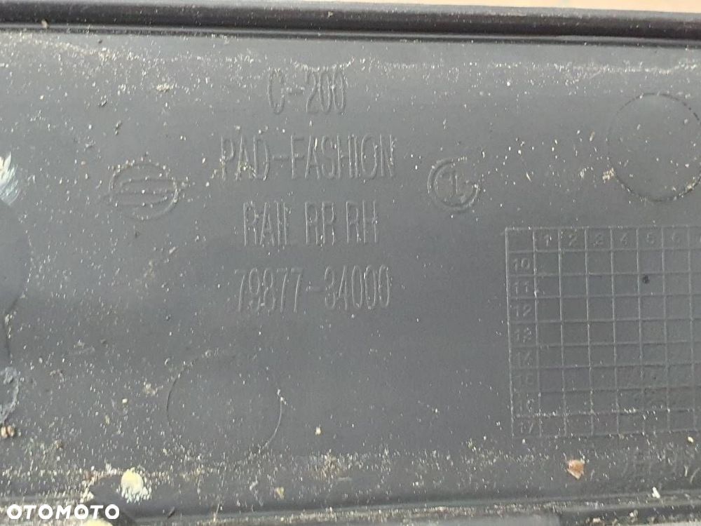 RELINGI KOMPLET LEWA PRAWA SREBRNE SSANGYONG KORANDO III - 8