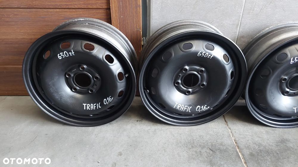 FELGI STALOWE RENAULT TRAFIC III 6JX16 ET50 16 CALI KOMPLET - 2