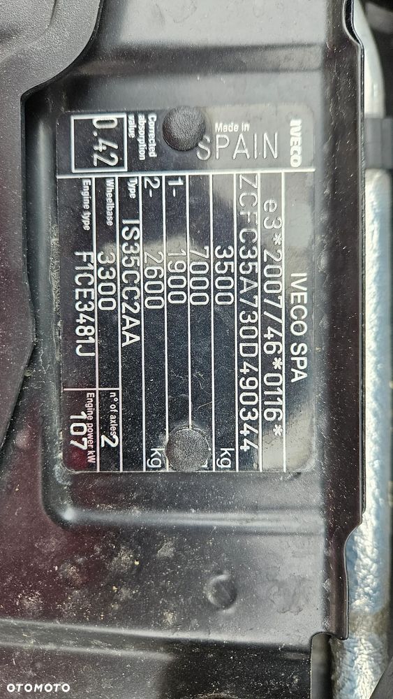 Iveco DAILY 35C15 3.0 HPI 35C L3H2 BLIZNIAK KLIMA TEMPOMAT  DŁUGI WYSOKI  BLASZAK - 24