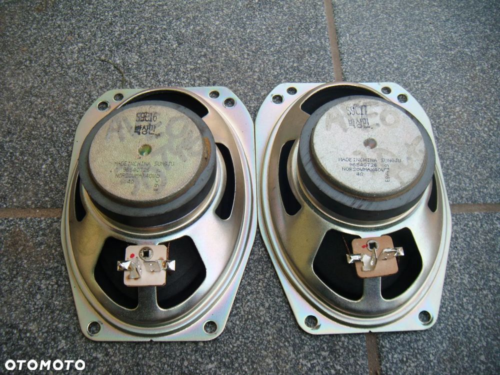 chevrolet aveo T250 3d 09r głośniki w boczki tył komplet 2szt - 2