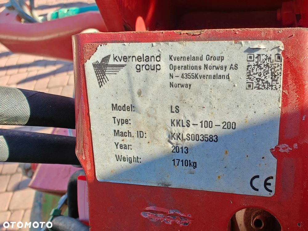 Kverneland LS100, Vario, 2013rok - 12