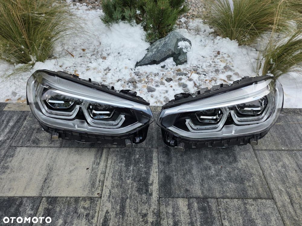 bmw x3 x4 g01 g02 lampy przód full led adaptive 8739653-02 7466120-05 - 1