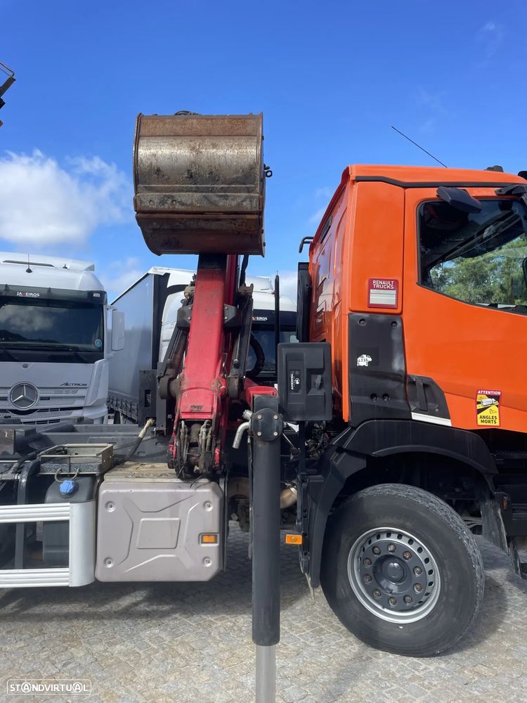 Renault K 430 - 6x4 - Basculante C/ Grua - 2014 - 4
