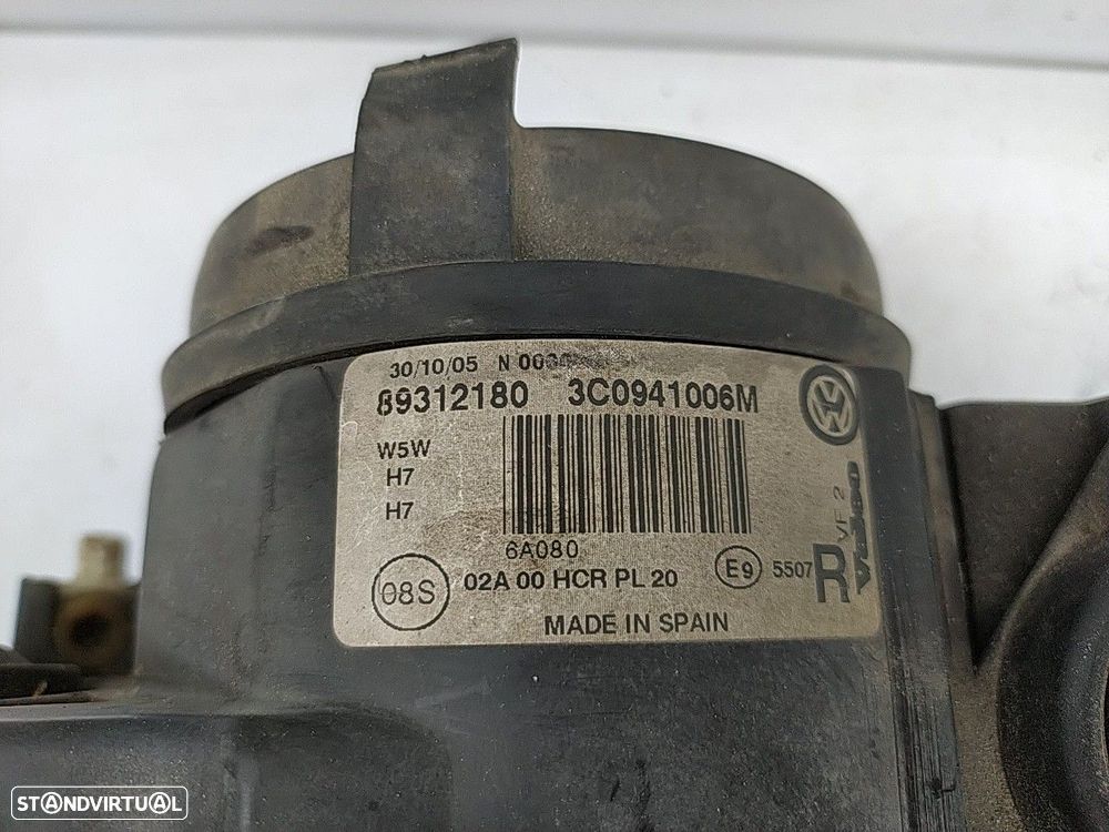 Farol Direito Volkswagen Passat Variant (3C5) - 5