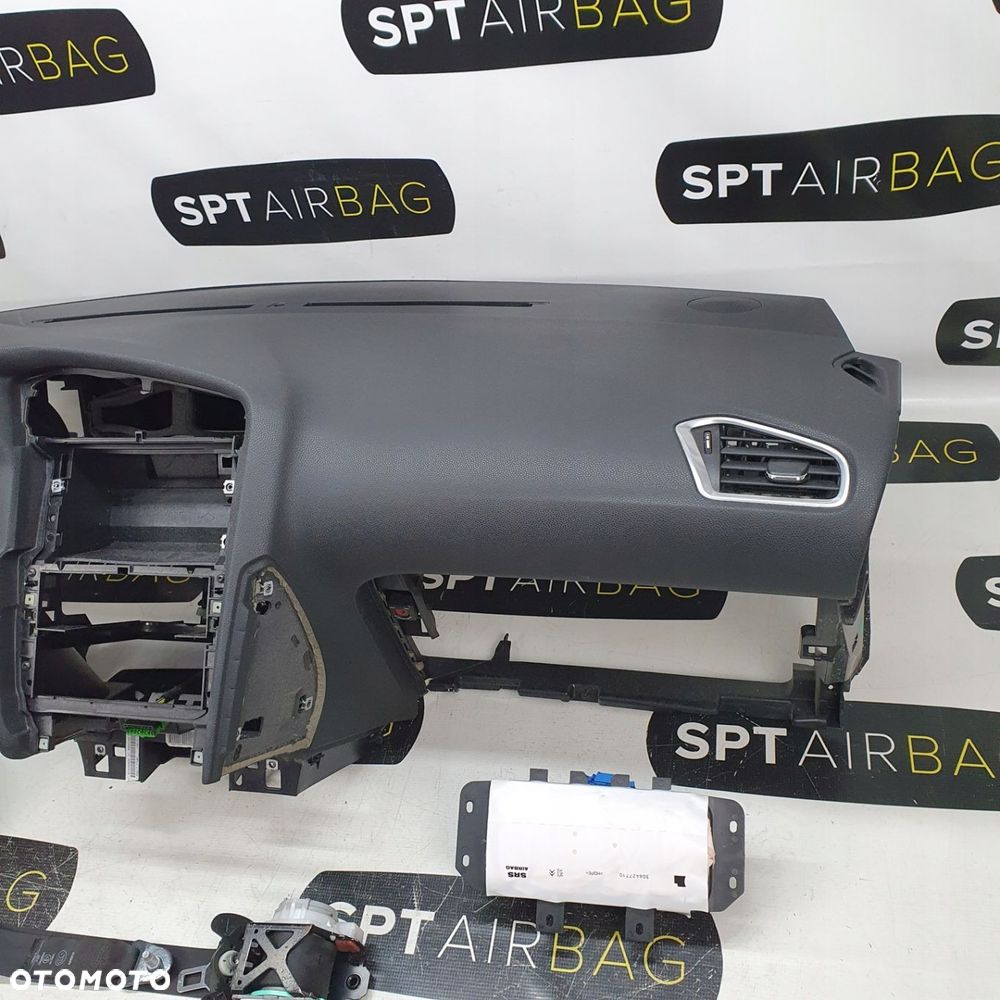 DS 4 DS4 DESKA ROZDZIELCZA KONSOLA KOKPIT PULPIT PODUSZKI AIRBAG AIR BAG PASY KIT SET - 6