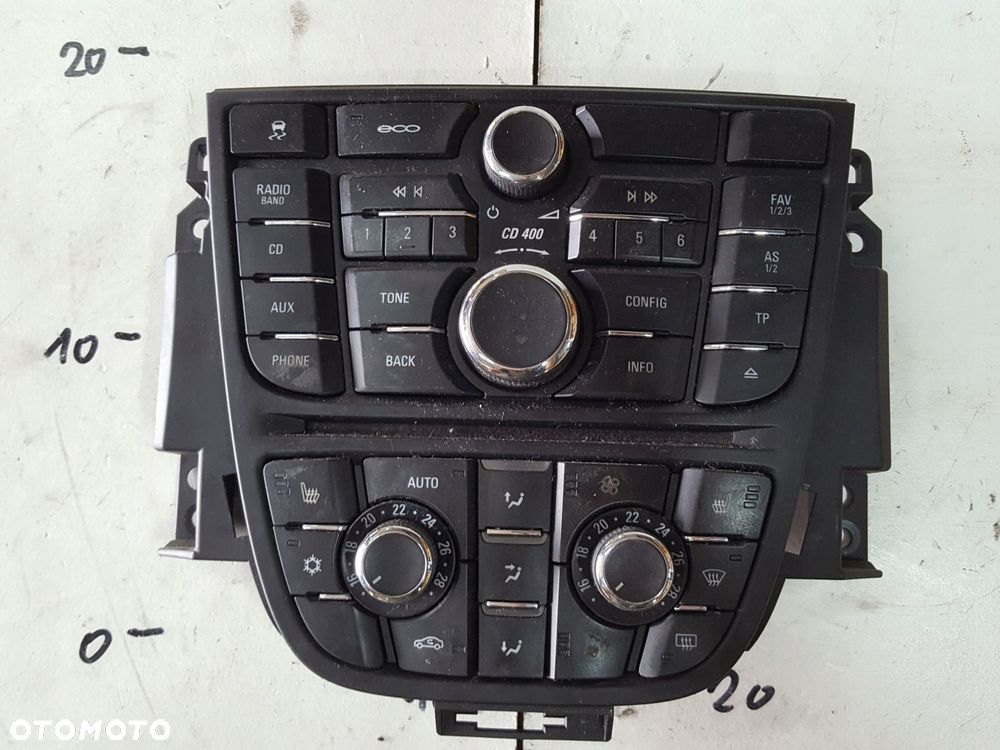 OPEL ASTRA IV J 09-11r PANEL RADIA KLIMATYZACJI 13346050 13343708 - 1