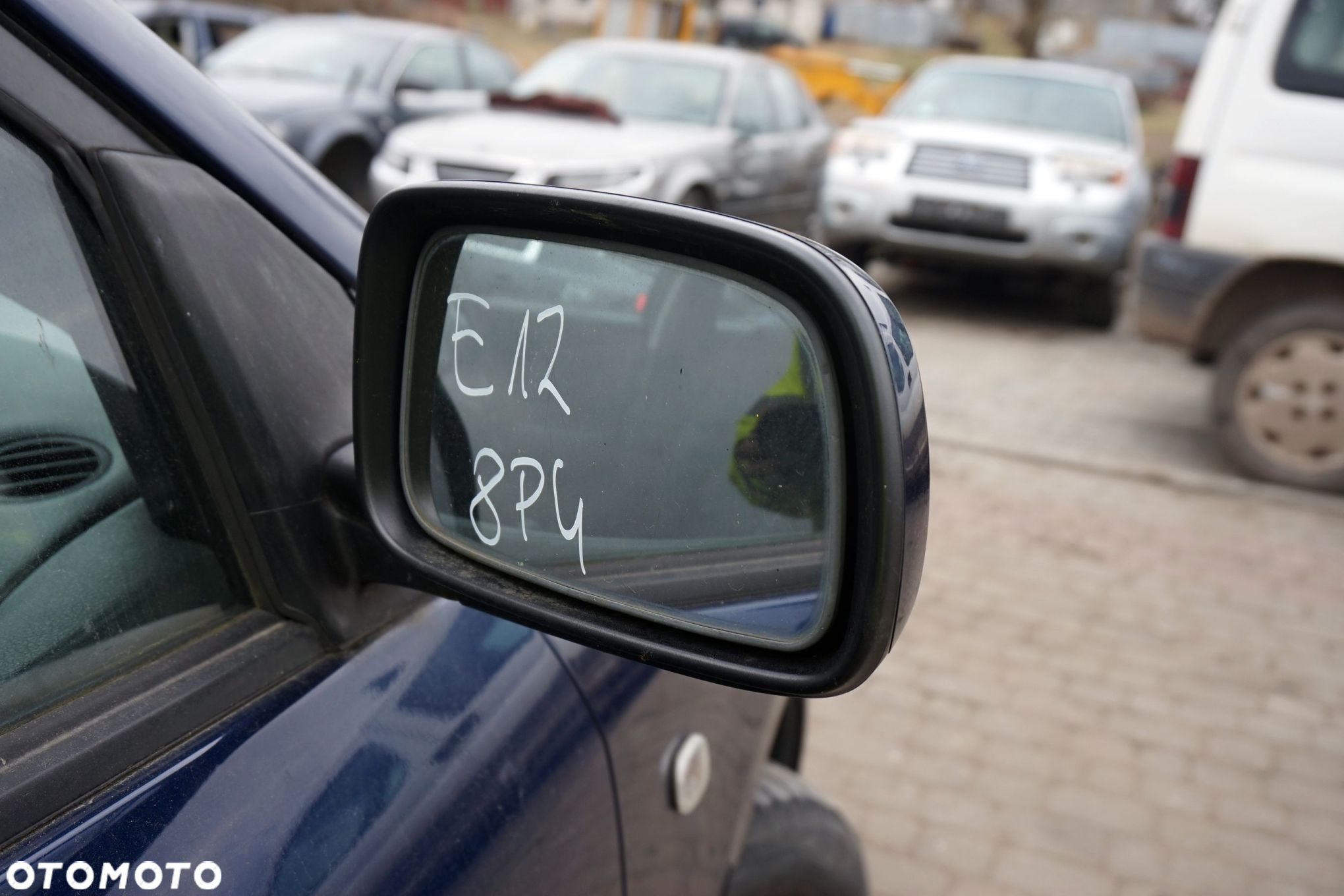 LUSTERKO ELEKTRYCZNE PRAWE COROLLA E12 LIFT 8P4 GRANATOWY TOYOTA 2004-2007 - 3