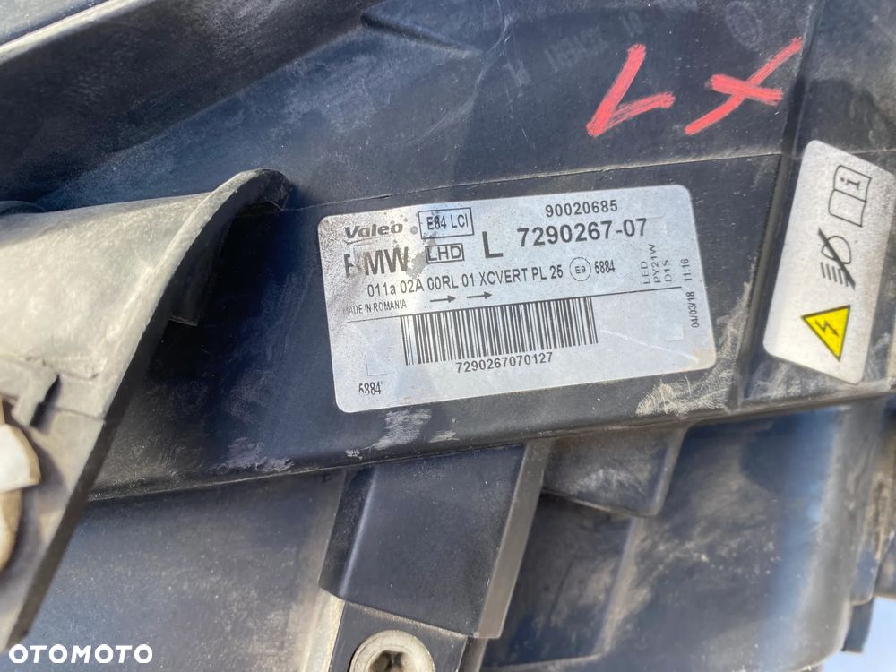 lampa BMW X1 E84 lift bi xenon led skrętnylewa eu cała - 5