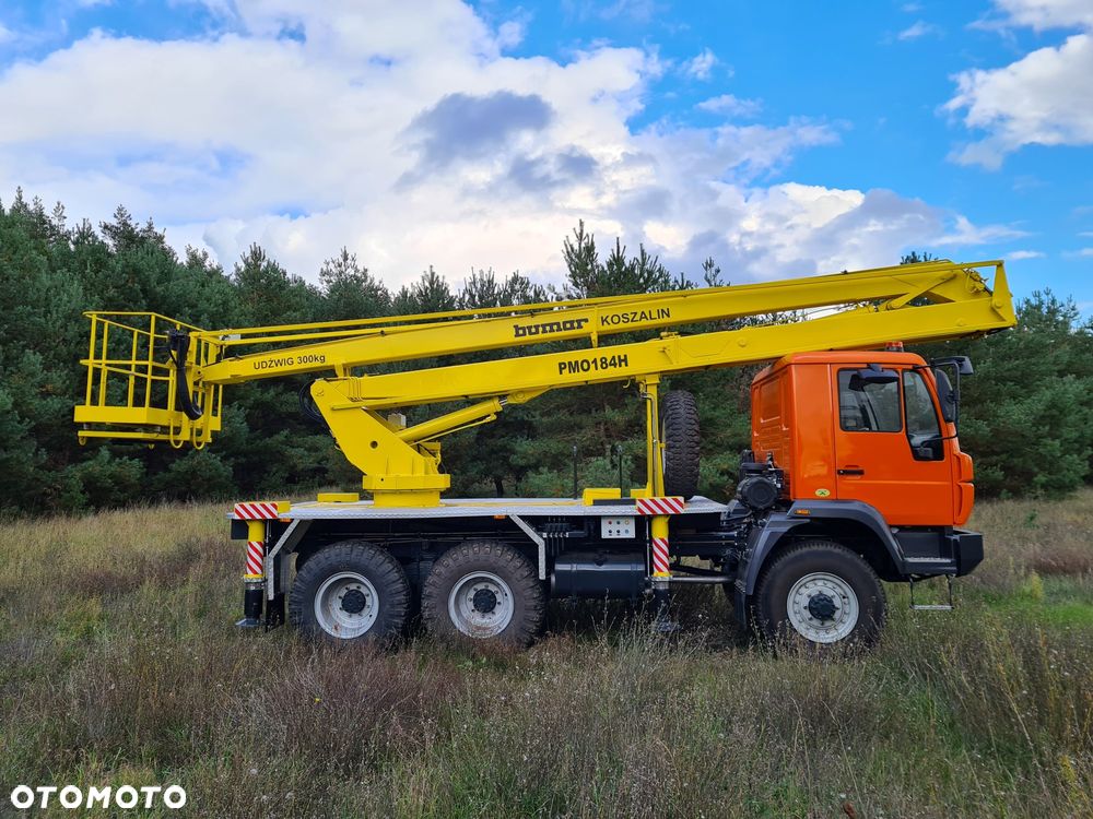 Star 266 MAN 6x6 Modernizacja Podnośnik koszowy BUMAR P-184 - 9