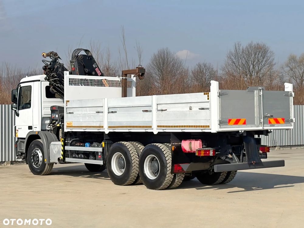 Mercedes-Benz ACTROS 2641 * WYWROTKA 6,00 m * HIAB 166 D S - 4 HIDUO + PILOT - 6