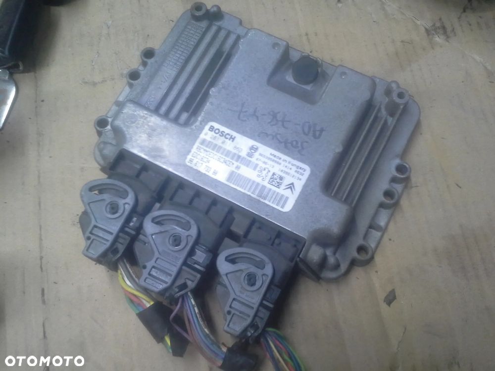 Peugeot 307 FL 1.6HDi 90KM 9HX zestaw startowy komputer 0281011863 stacyjka imoo bsi - 2