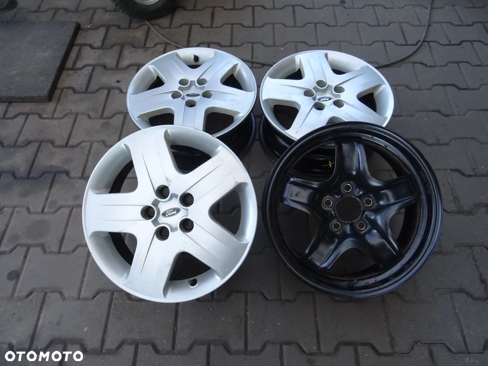 5x108x63,3 6,5jx16 ET47,5  Ford felgi strukturalne z kołpakami 16 - 6