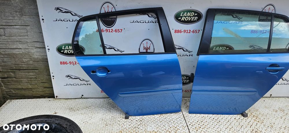 VW Golf V 1K  5 Drzwi tył prawy Drzwi tylne prawe Drzwi tył lewy Drzwi tylne lewe   BEZ RDZY ORYGINAŁ LAKIER - 2