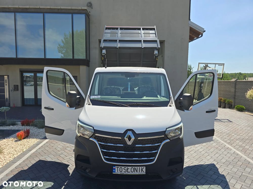 Renault MASTER 17Km WYWROTKA 3 STRONNA 1011Kg Ładowność SILNIK 2,3 AUTO NIE UŻYWANE NA GWARANCJI STAN NOWY NOWY NOWY SALON POLSKA TO SŁONIK BOGATE WYPOSAŻENIE HAK LEDY KLIMA TEMPOMAT - 27