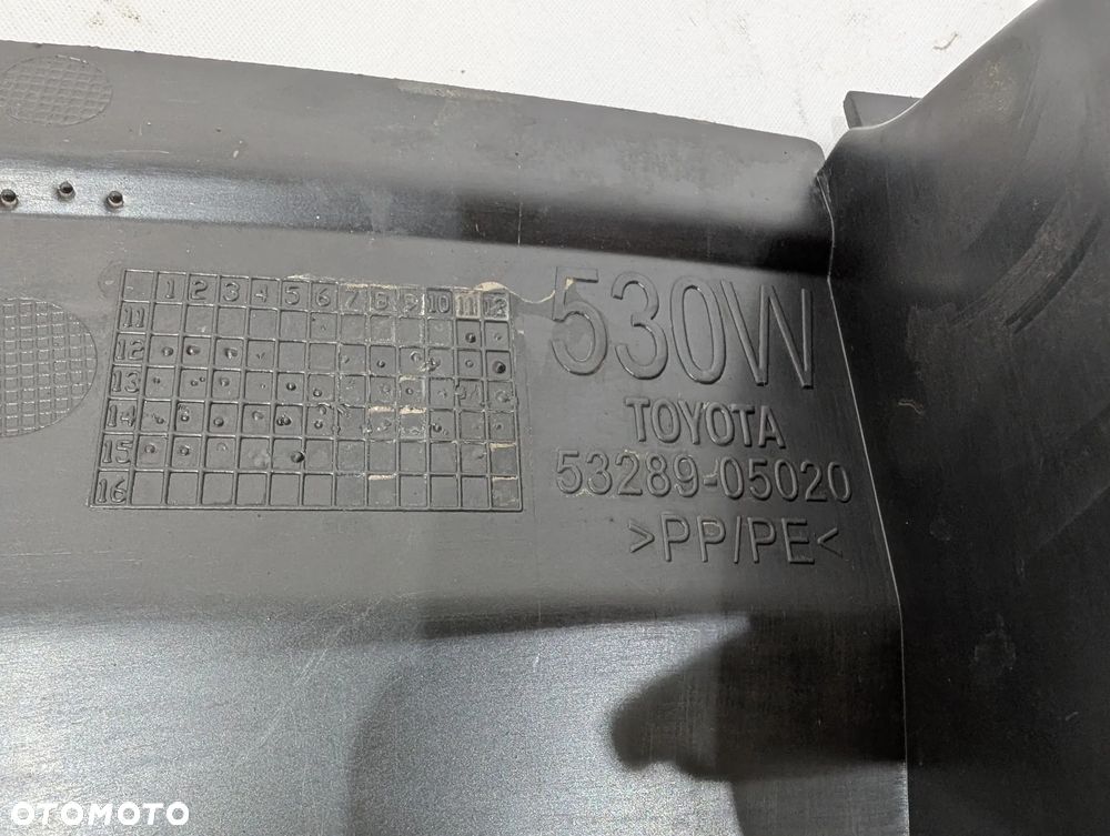 TOYOTA YARIS AVENSIS III OSŁONA PASA PRZÓD 53289-05020 - 6