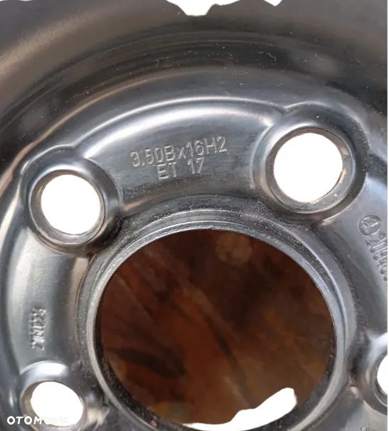 1469. Koło Zapasowe Dojazdowe 125/90 R16 ET:17 5x112 66,6MM Mercedes W209 W210 2094000402 - Gwarancja Wysyłka - 4