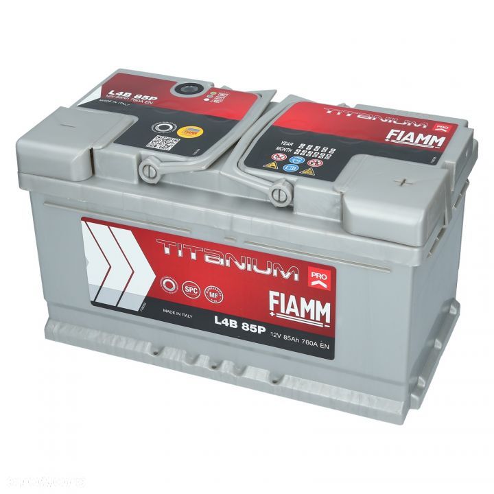 Akumulator FIAMM Titanium PRO L4B 85P 85 Ah 760A - 1