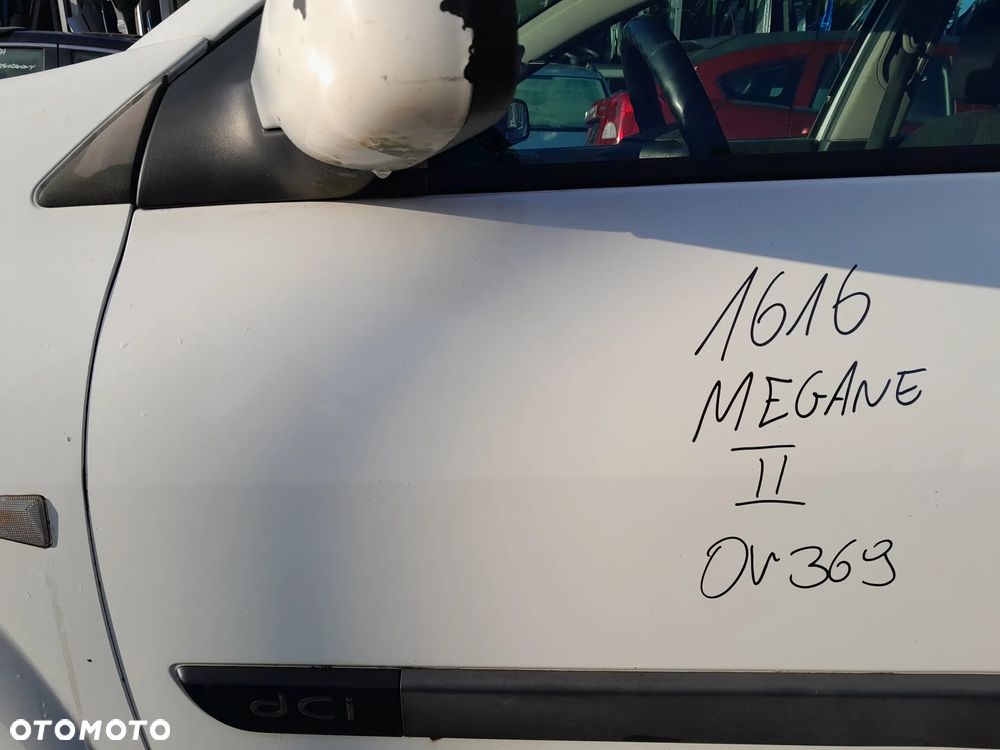 RENAULT MEGANE II DRZWI LEWE PRZEDNIE LEWY PRZÓD KOLOR: OV369 - 2