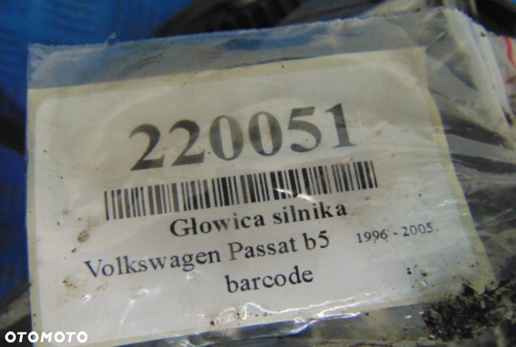 VOLKSWAGEN PASSAT B5 1.8 20V GŁOWICA SILNIKA - 8