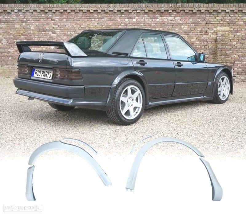 ABAS TRASEIRAS MERCEDES 190 W201 83-87 LOOK EVO 1 AMG - 1