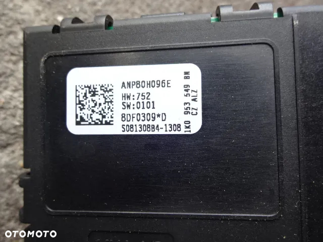 Moduł kąta skrętu kierownicy VW 1K0953549BM - 4