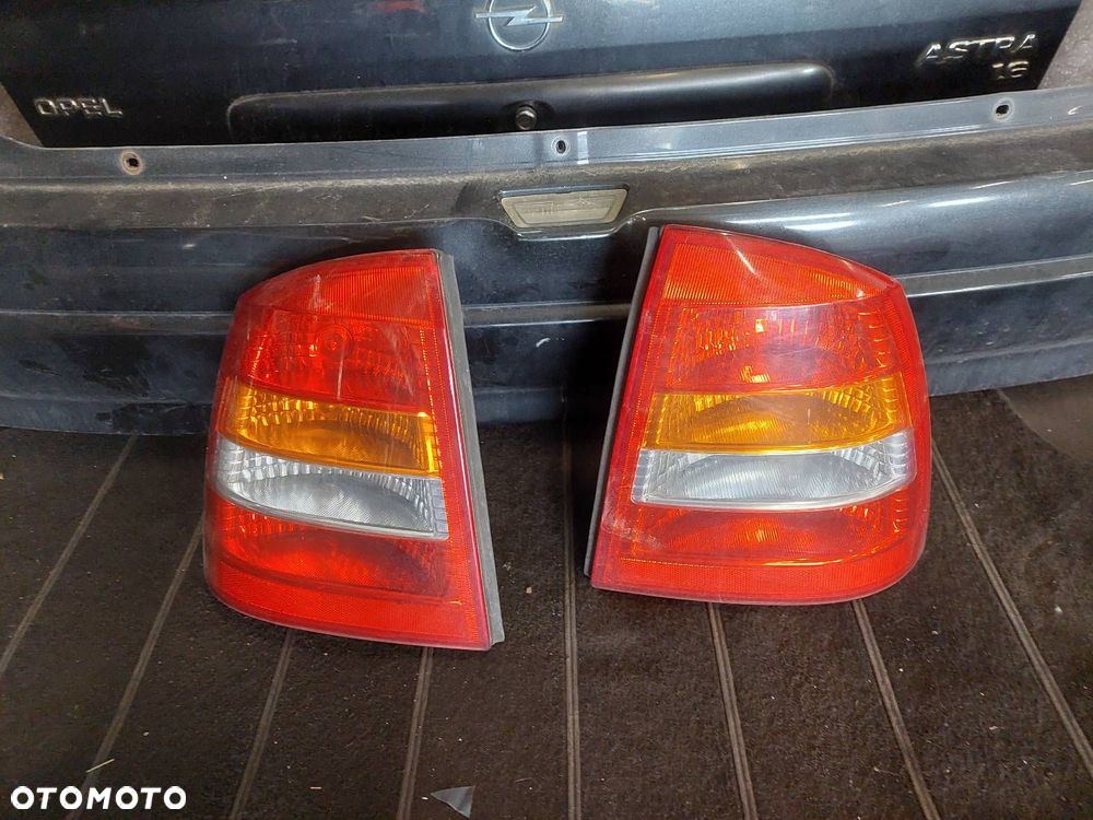 KOMPLETNY TYŁ OPEL ASTRA G Z298 KLAPA BAGAŻNIKA ZDERZAK TYŁ LAMPY - 2