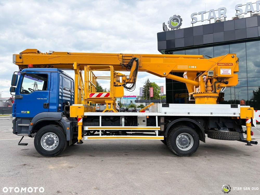 MAN TGM 18.330 4x4 MULTITEL J335 Podnośnik Koszowy - 12