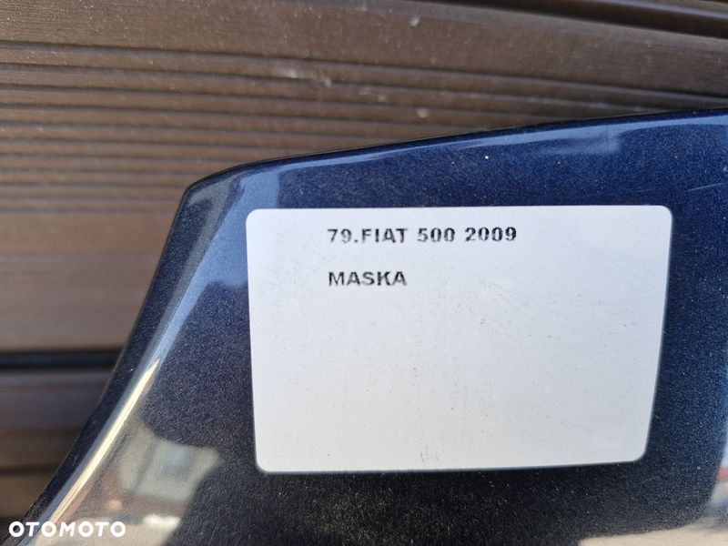 FIAT 500 2009 MASKA POKRYWA SILNIKA PRZÓD PRZEDNIA - 2