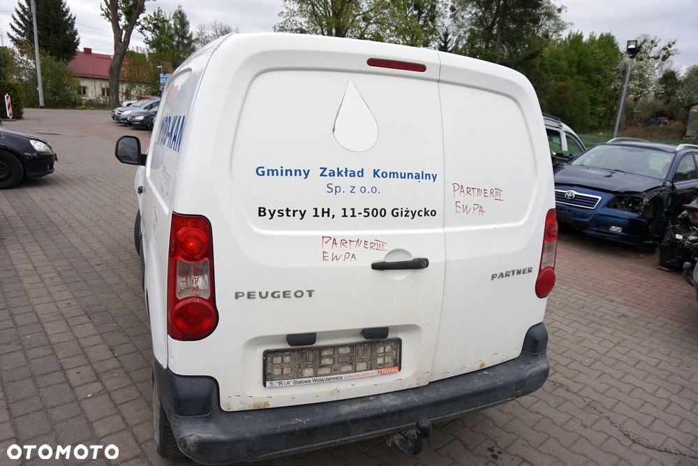 DRZWI TYLNE PRAWE PARTNER III B9 EWPA  BIAŁY PEUGEOT 2008-2018 - 4
