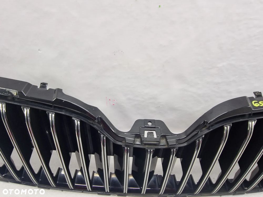 SKODA SUPERB II 2 LIFT 13- ATRAPA / GRILL PRZEDNI PRZÓD , NR 3T0853668B , NR AUKCJI GL657 - 9