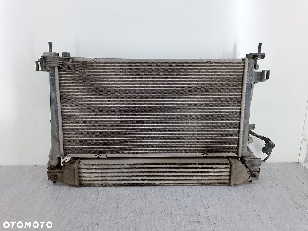 ZESTAW CHŁODNIC WODA INTERCOOLER WENTYLATOR PEUGEOT BIPPER N1495004 1.4 HDI - 1