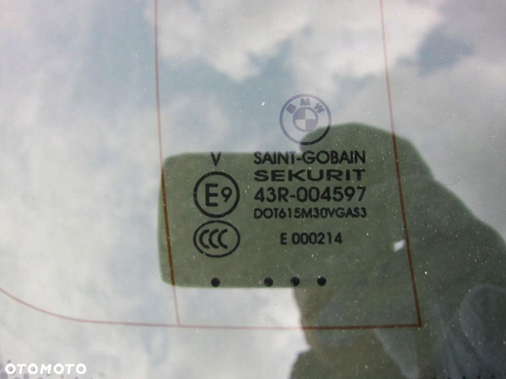 BMW X3 F25 SZYBA TYLNA TYŁ W KLAPE TYLNĄ 7329453 ORYGINAŁ 51317329453 KLAPA - 5