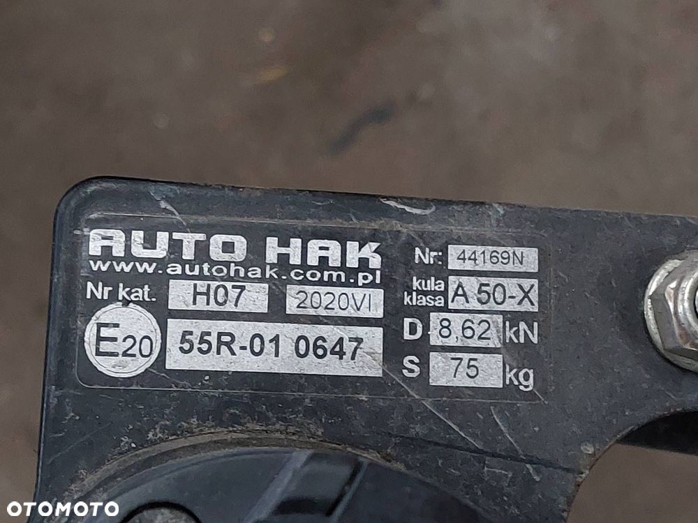 HAK HOLOWNICZY + TABLICZKA + WIĄZKA VOLKSWAGEN GOLF IV HB 5D - 4