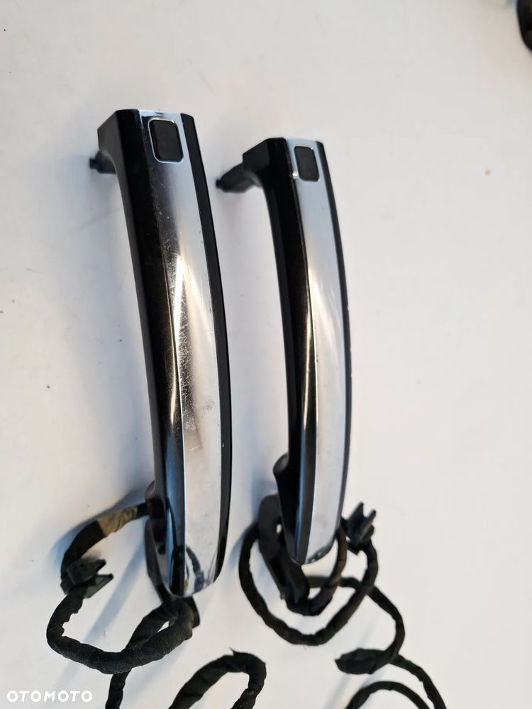 Klamka Zewnętrzna Drzwi z Przyciskiem Kessy VW Phaeton 3D0 3D4 Czarne Czarny - 2