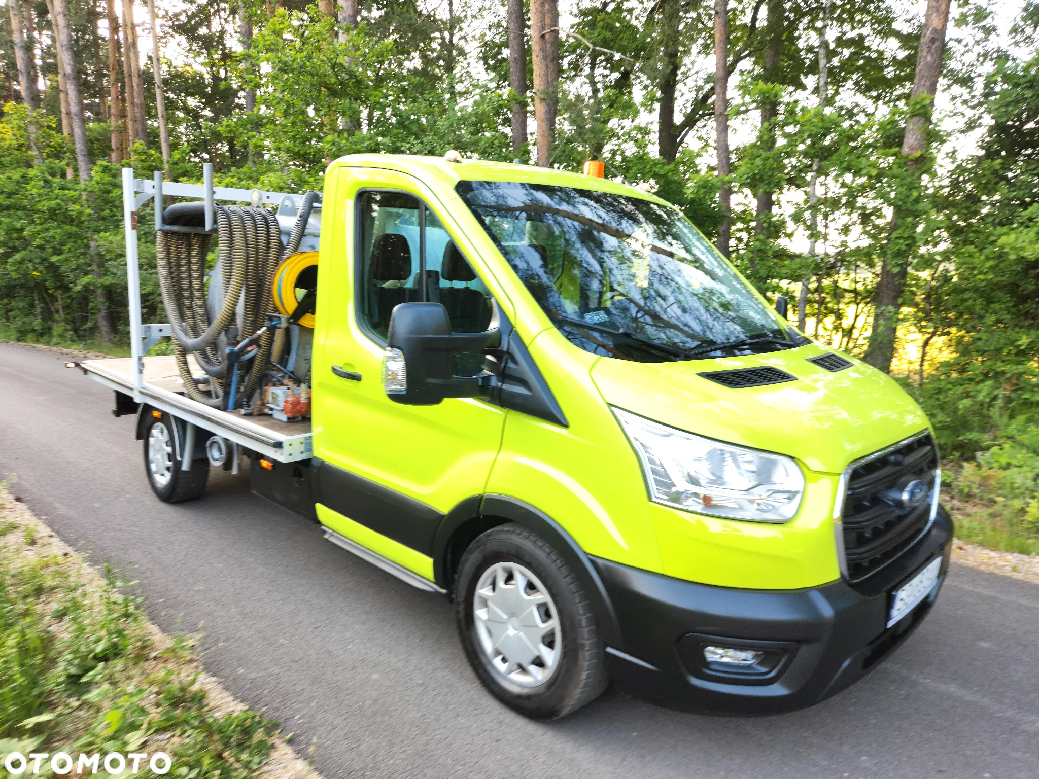 Ford Transit MK8 Toi Toi Asenizacyjny  2.0Tdci 130PS 17.02.2022r Klima Esp Euro 6 Oryginalny Przebieg 80 tys  Led Tempomat Skorzana Kierownica - 3
