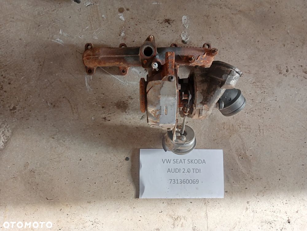 TURBINA TURBOSPREZARKA AUDI SKODA SEA 2.0 TDIT