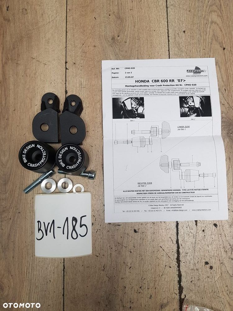 Crash pady Bike Design CPHO-020 Honda CBR 600 RR 07+ - 1