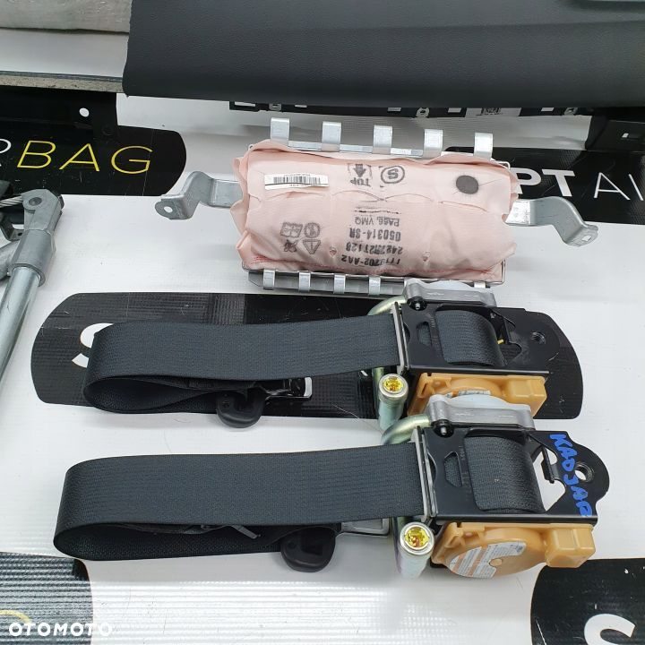 RENAULT KADJAR DESKA ROZDZIELCZA KONSOLA KOKPIT PULPIT PODUSZKI AIRBAG AIR BAG PASY KIT SET - 7