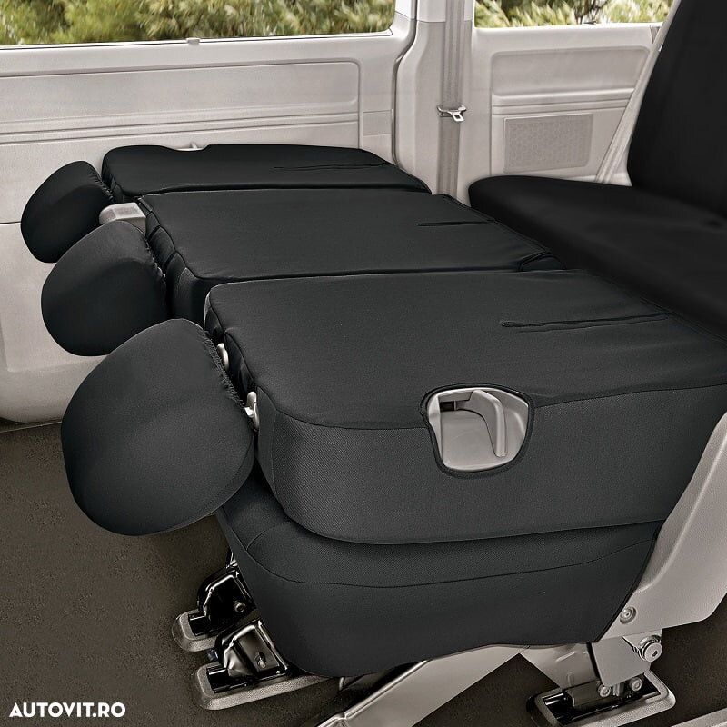 Husa scaune pentru VW Transporter T6 din 2015, 2 randuri 1+1+1 - 2