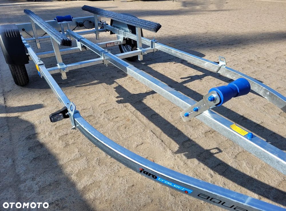 Faro Przyczepa podłodziowa AQUA 5,2m lekka pod łódź płozy obite materiałem - 5