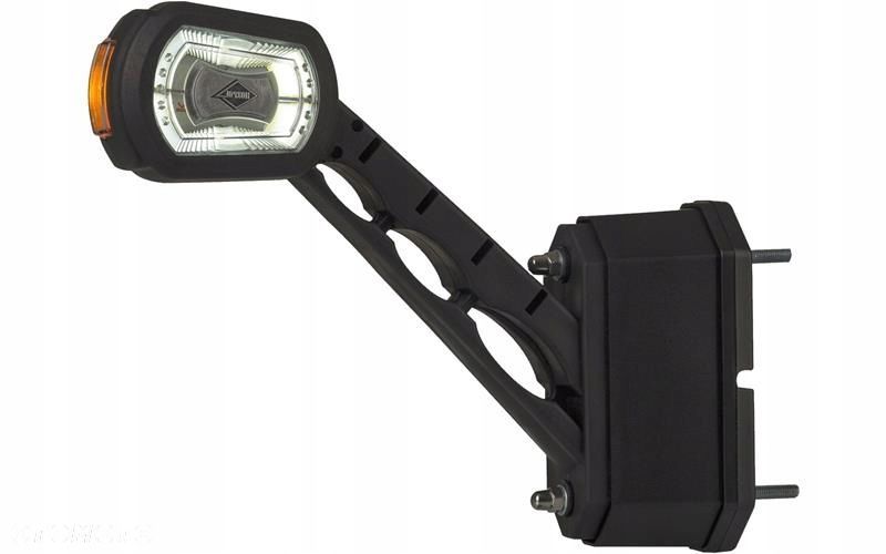 LAMPA OBRYSOWA LED Z MODUŁEM CZUJNIKA COFANIA 12/24V PRAWA - 2