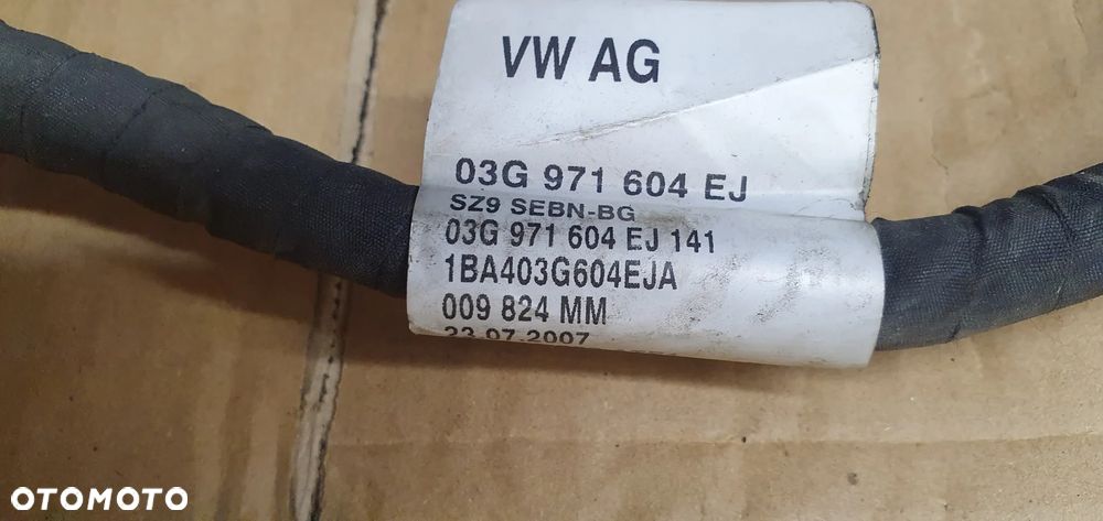Wiązka instalacja silnika VW Passat B6 2.0 TDI 140KM 03G971604EJ - 11