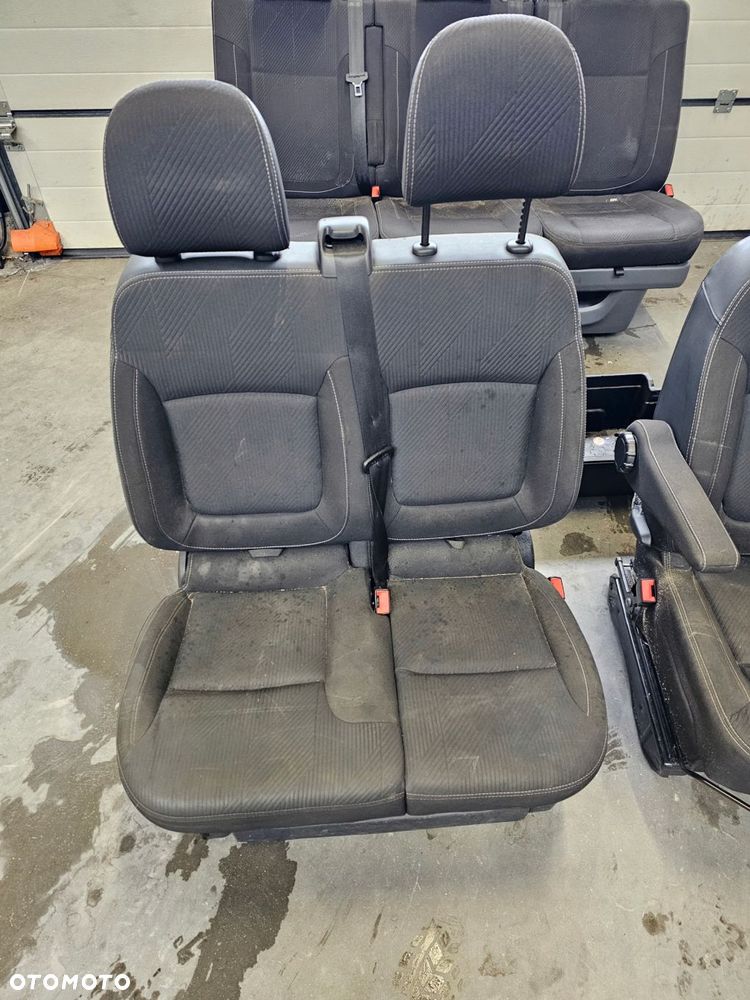 fotele kanapa ławka renault trafic iii brygadówka 6 osobowa lift 23r - 2