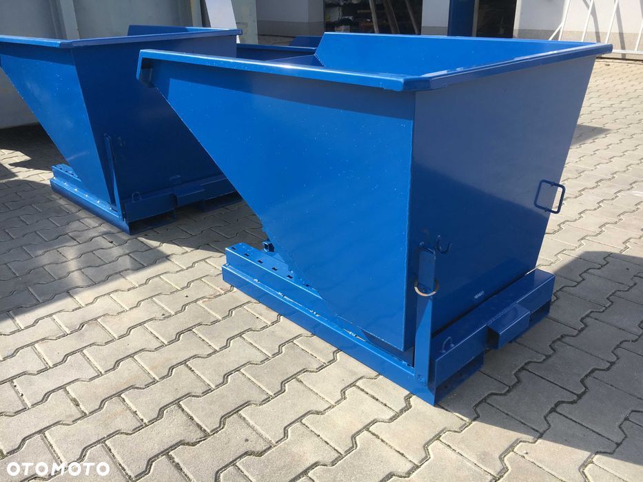 Solidna Koleba Samowyładowcza NTK 1100L-Na Lekkie Odpady KONTENER - 3