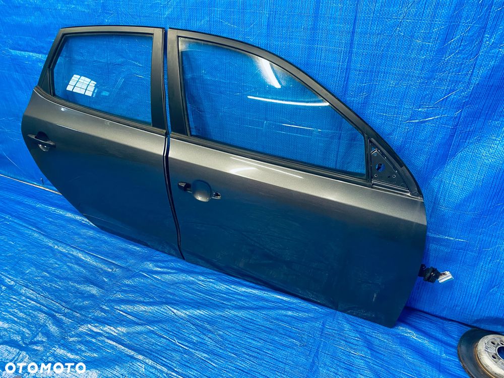 DRZWI PRAWE PRAWY PRZÓD PRZEDNIE TYŁ TYLNE KOMPLETNE HYUNDAI I30 HB 5-DRZWI 07-12R ; SZARE LAKIER 9A ORYGINAŁ EUROPA - 5