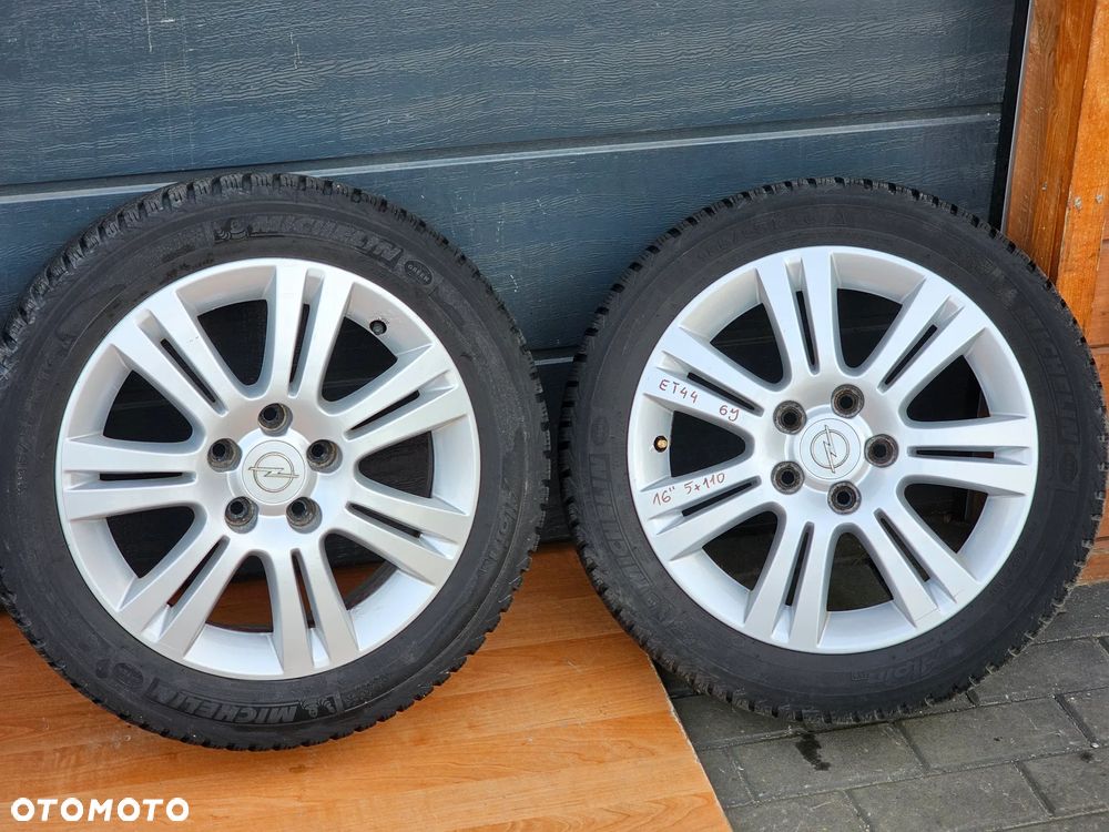 KOŁA FELGI ALUMINIOWE OPONY ZIMOWE OPEL VECTRA ASTRA ZAFIRA SIGNUM MERIVA 16 cali 5x110 ET44 185/55/16 - 2